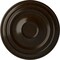 Ekena Millwork Traditional Ceiling Medallion (Fits Canopies up to 5 1/2"), Hand-Painted Bronze, 24 3/8"OD x 1 1/2"P CM24TRBZS - alternate 1